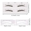 128 PCS Eyebrow Stencil 4 Styles Eyebrows Shaping Stickers Adjustable Eyebrow Grooming Template DIY Brows Guide Makeup Tool