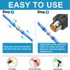 800PCS Solder Seal Wire Connectors,Plustool Self-Solder Heat Shrink Butt Connectors,Solder Sleeve Waterproof Insulated Wire Connectors,Electrical Butt Splice Wire Terminals for Marine Automotive Truck