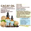 Botanical Beauty CACAY OIL 100% Pure Natural Virgin Unrefined Cold-Pressed Carrier Oil WILD GROW 0.5 Fl Oz 15 ml For Face, Skin, Body, Hair. Anti Wrinkle Face Oil Natural Retinol Vitamin A, Vitamin E
