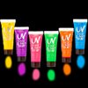 UV Body Paint 10ml - 6 Pack - Glow Paint, Glow in the Dark Body Paint for Adults, Uv Paint, Neon Glow in the Dark Face Paint, Black Light Paint, Neon Face Paint, Neon Body Paint by Splashes & Spills