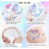 Ozepao Glitter Temporary Tattoo for Girls, 12 Sheets Mermaid Unicorn Tattoo Stickers for Kids, Waterproof Fake Tattoos for Birthday Party Favors Supplies