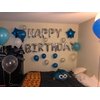 iPartycool 50Pcs Party Birthday Balloons Kit, 3D Premium Reusable Aluminum Foil Letter Banner and Ecofriendly Big Star and Latex Balloons Set for Birthday Party Decorations and Supplies 2S-A