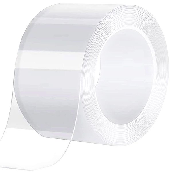 Caulk Tape Clear 2 Inch x 33 Feet, Waterproof, Self Adhesive, Anti-Grease, PMMA Sealing Caulking Strip for Kitchen Sink Bathtub Bathroom Shower Toilet
