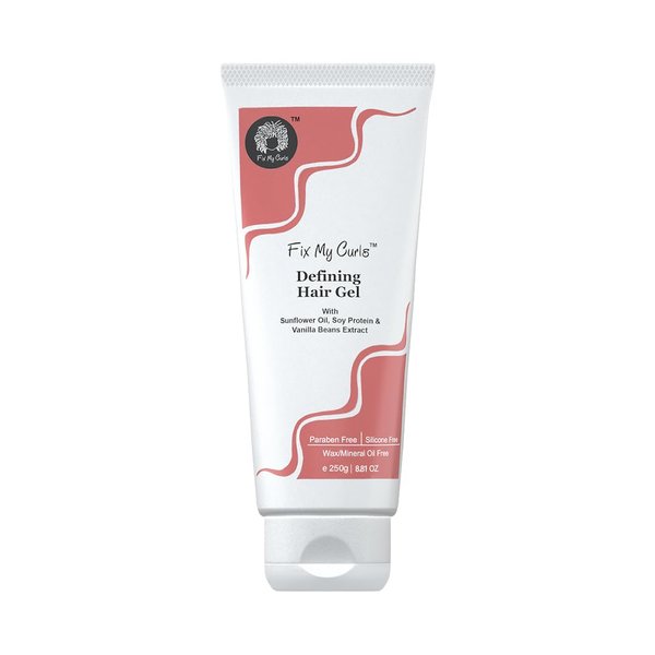 Fix My Curls Glaze Defining Hair Gel For Curly And Wavy Hair, 8.81 Oz