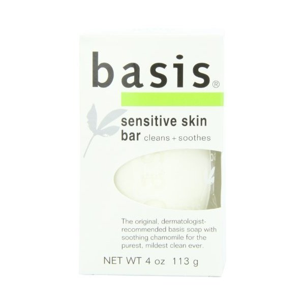 Basis Sensitive Skin Cleansing Bar - 4 oz - Buy Packs and SAVE (Pack of 3)