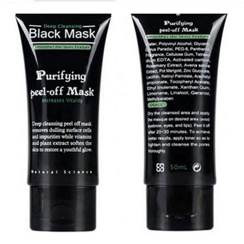 DISAAR Beauty Black Mud Deep Cleansing Purifying Peel Off Facail Face Mask Remove Blackhead Facial Mask