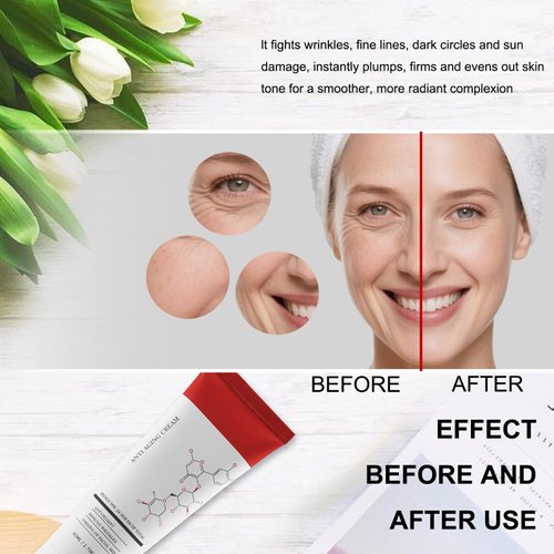 Skincare All In One Anti-Aging Cream, Retinol Serum For Face, Treatment Face Moisturizer Anti Aging Face Cream, Suit For Men And Women 2.7 Fl.Oz