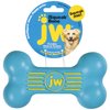 JW iSqueak Bone Durable Natural Rubber Dog Toy (Assorted Colors)