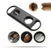Cigar Cutter Guillotine V-Cut Cigar Cutter Cigar Punch with Key Chain 4 Pack (4)