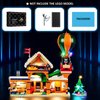 YEABRICKS LED Light for 10339 Icons Santa's Post Office Building Blocks Model (Building Set NOT Included)