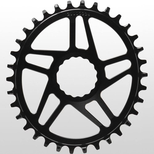 Wolf Tooth Elliptical Drop-Stop Direct Mount Oval Chainring for Race Face Cinch (28T, PowerTrac, MTB)