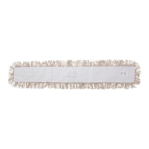 Boardwalk BWK1348 48 in. x 5 in. Hygrade Cotton Industrial Dust Mop Head - White