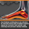 3/4 High Arch Support Insoles for Men/Women, Plantar Fasciitis Insoles, Orthotic Flat Feet, Over-Pronation | Relief Plantar Fasciitis, Heel Pain(Orange, S:Men 5-6/Women 6-7)