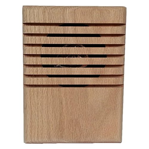 YourBell MP3 Door Chime, Programmable DoorBell, Oak Unfinished. Made In The USA By BCS Ideas Corporation.