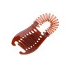 2PCS Plastic Interlocking Banana Clip Clincher Interlocking Two Sides Hair Comb Elongated Ponytail Holder