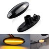 Front Fender Dynamic LED Side Markers Turn Signal Light Assembly Replacement for Toyota RAV4 Corolla Auris Yaris OEM Fit (Smoked Lens Turn Signal Light for Toyota RAV4 Corolla Auris)
