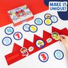 BONNYCO Superhero Birthday Crown with Interchangeable Numbers from 0 to 9 & Themed Figures First Birthday Gifts For Boys, Birthday Hat 1st Birthday Crown Boy | Super hero Birthday Boy Hat Carnival