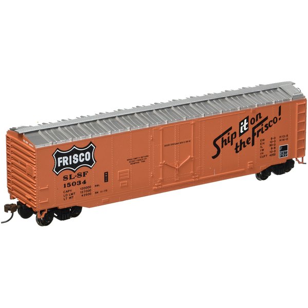 Bachmann Trains - 50' Plug-Door Box Car - FRISCO - HO Scale