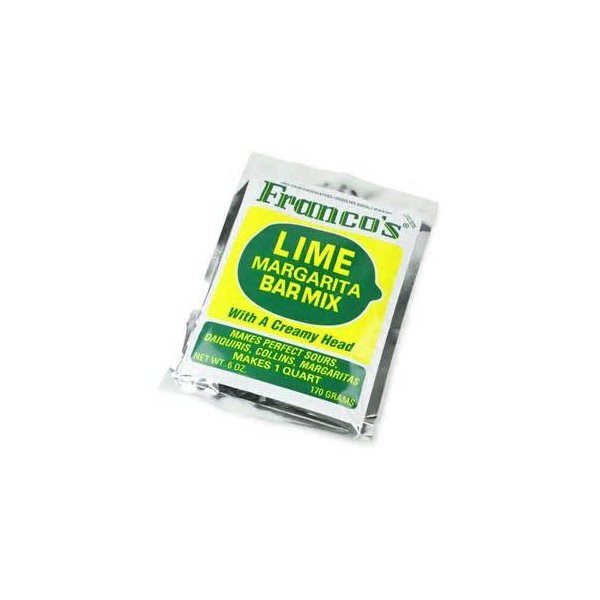 Cocktail Mix Franco's Lime Bar Mix 6 Oz. Single Pouch/ 1 Quart