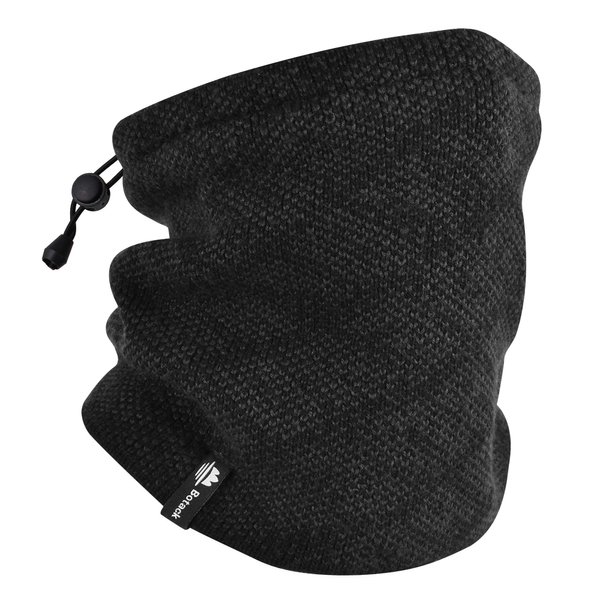 Botack Neck Warmer Gaiter, Thick Fleece Winter Warm Face Mask Scarf for Men Women Skiing Cycling