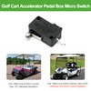 10L0L Golf Cart Accelerator Pedal Box Micro Switch for EZGO 1994.5 Up 4-Cycle TXT Medalist Marathon Models, Replace OEM# 25861G01
