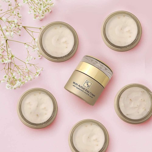 H&B Multi-Active Day Cream Anti-Aging Face Moisturizer for Women Hyaluronic Acid Caviar Extract