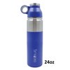 GEOJUG Stainless Steel Vacuum-Insulated Water Bottle (24-Oz.; Black)