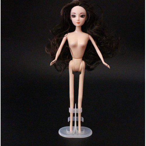 10Pcs Clear Doll Stands Display Holder Doll Accessories Fit for 11 Inches or Less Doll Display