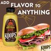 Koops' Spicy Brown Mustard – Spicy Mustard, Gluten-Free, Kosher, Made in USA, From Quality Mustard Seeds, Delicious and Bold Flavor – 12 Oz, Pack of 1