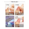 ohora Semi Cured Gel Nail Strips (N Bare Crystal) - Works with Any Lamps, Salon-Quality, Long Lasting, Easy to Apply & Remove - Includes 2 Prep Pads, Nail File & Wooden Stick