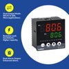 PID Temperature Controller, Coiliiot Voltage AC100-240V, LED Display, Relay & SSR Dual Output, One Alarm Output, PID Thermostat with K Thermocouple (96mm*96mm)