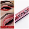 Glitter Liquid Eyeliner, Shimmer Sparkling Metallic Colorful Eyeliner -RED
