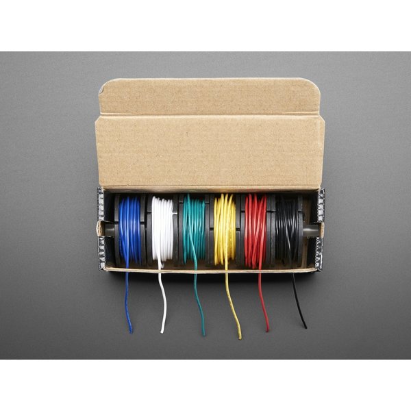 Adafruit Accessories Hook-up Wire Spool Set 22AWG [Solid Core]