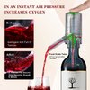 ESCLAP Electric Wine Aerator, Wine Decanter Pump Dispenser Gifts Set, 2024 NEW Automatic Wine Aerator Pourer Spout. Smart Wine Decanter. Wine Dispenser Pump, Best Gift for Wine Lovers or Own Use.