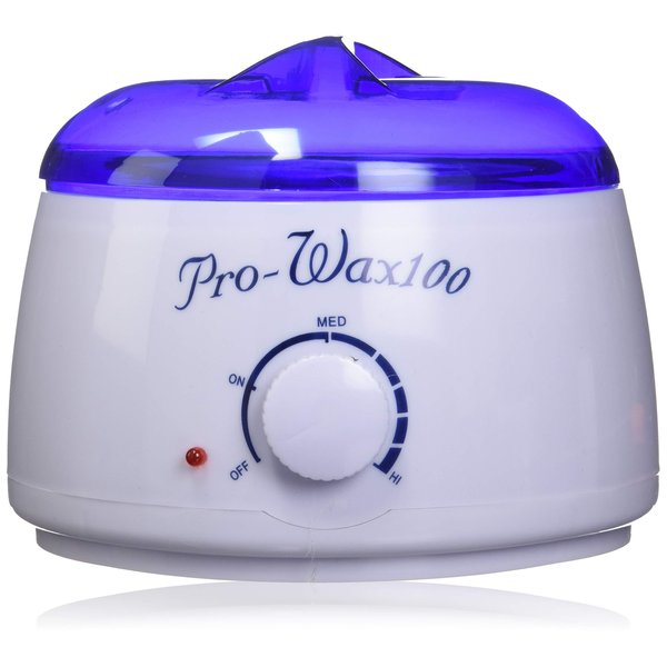 PRO-WAX 100 Hot Wax Heater/Warmer Salon Spa Beauty Equipment for Hard Strip Waxing 400ML, White