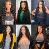 Salon Quality 16A Loose Deep Wave Bundles Human Hair 20 22 24in Raw Loose Wave Bundles 100% Unprocessed Real Human Hair Extensions Full And Thick Ends Brazilian Virgin Weave 3 Bundles Human Hair