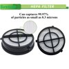 2Pack 16871 16881 Filters for Bissell Pet Hair Eraser Febreze Upright Vacuum Cleaners Replacements Model 1650 Series, 1650A, 1650C, Part 1608861, 1608860