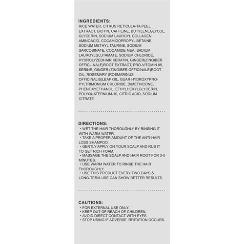 Dexe Hair Growth Shampoo, Shampoo for Thinning Hair and Hair Loss, Repair Damaged Scalp - For All Hair Types 6.76 FL OZ