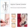 Bcabo 10Pcs/set Ingrown Toenail Tools Kit, Nail Treatment Foot Tool,Ingrown Toenail Removal Correction Clippers, Surgery Grade Nail File Lifter, Professional Pedicure Tool