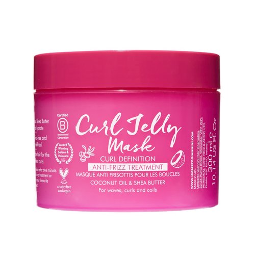 Umberto Giannini Curl Jelly Mask 10.14 fl Oz - Deep Conditioning Anti-frizz Treatment for Curly and Coily Hair