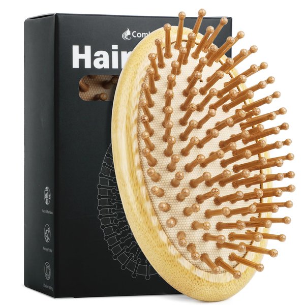Natural Bamboo Hair Brush(No handle) Combetter, Massaging Scalp, Detangling brush for Women, Men &Kids, Eco-friendly Natural Wooden for All Hair Types