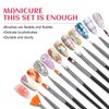 Oneleaf Nail Art Brushes Set - 27 PCS Nail Tool for Nail Art U V Gel Nail Brushes, Acrylic Nail Brushes, Liner Brushes, Dotting Tools, Dust Brush, Dual End Drawing Pen, Nail Design Kit
