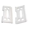 JRSHOME Pack of 2 Ceramic Replacement Clipper Blade set for Taper 2000 and WAHL 5-Star (White CeramicX2)