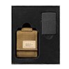 Zippo Coyote Tactical Pouch and Black Crackle Windproof Lighter Gift Set