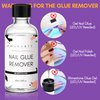 Makartt Nail Glue Remover 30ML 1 PC Glue off for Press on Nails-Easy Apply Easy Remove Quick Glue Remover,Non-Acetone Nail Polish Remover， Not for Gel-base Glue or Gel Nail Polish