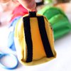 Mini Doll Zipper Backpack,Cute School Bag Model Dollhouse School Accessory for 1/6 Scale Dollhouse,Dolls Accessories Costume Ornament Photography Props,Keys Purse Dollhouse Accessories (Yellow)