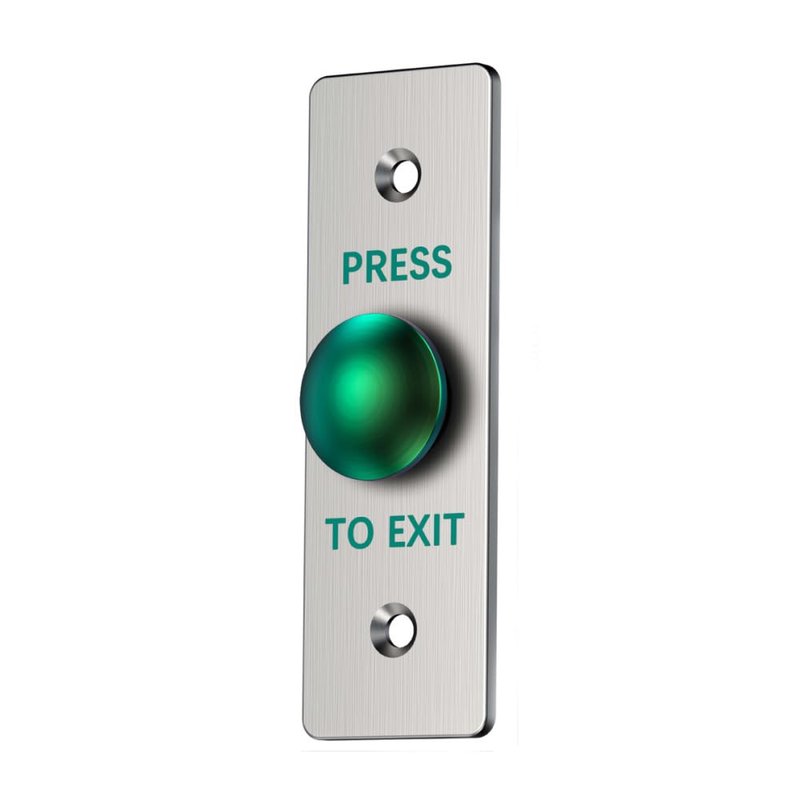 Stainless Steel Push to Exit Button - 12V DC Push to Exit Switch, NO ...