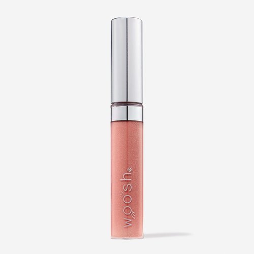Woosh Beauty, Spin-On Lip Gloss, Hydrating Hyaluronic Acid & Shea Butter, No Fine Lines, Shine Finish, Vegan & Cruelty-Free, (Veil)