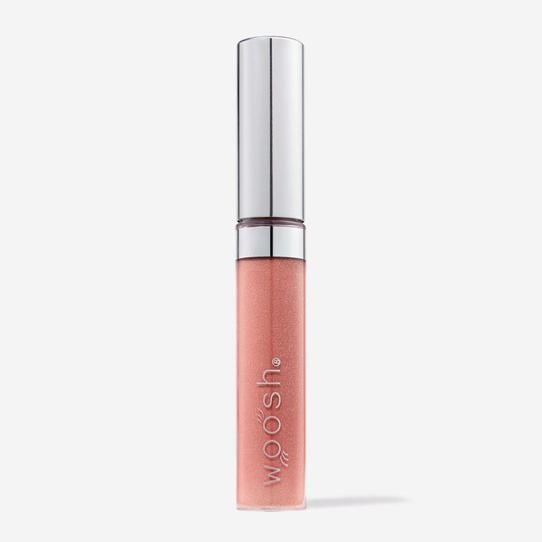 Woosh Beauty, Spin-On Lip Gloss, Hydrating Hyaluronic Acid & Shea Butter, No Fine Lines, Shine Finish, Vegan & Cruelty-Free, (Veil)