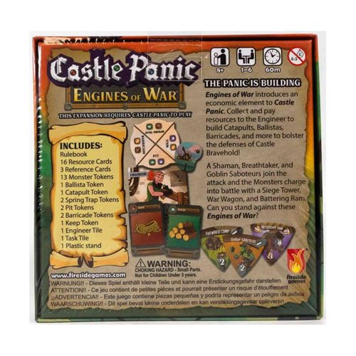 Engines of War ⎸Castle Panic Expansion ⎸Board Game for Adults and Family ⎸Cooperative Board Game ⎸Ages 8+ ⎸for 1 to 6 Players